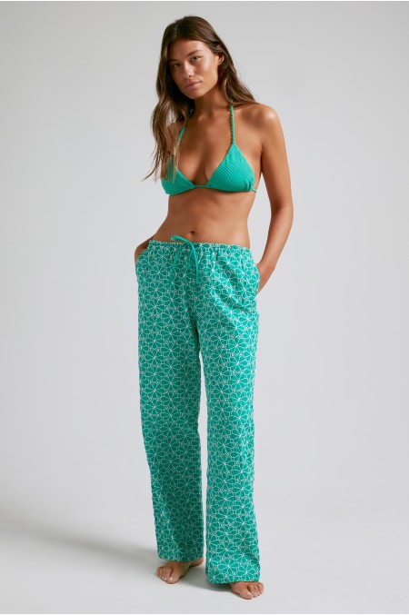 Green Tie Pants | Robin Collection