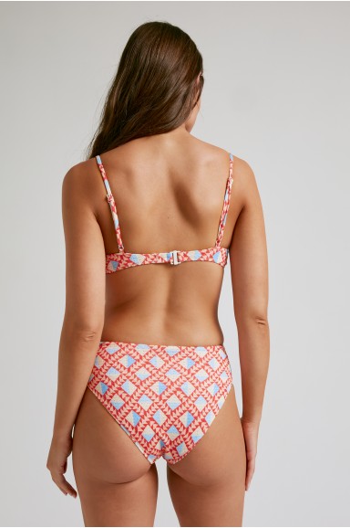 Maillot de bain 2 pièces Balconette Mohawk Culotte Haute | Robin Collection