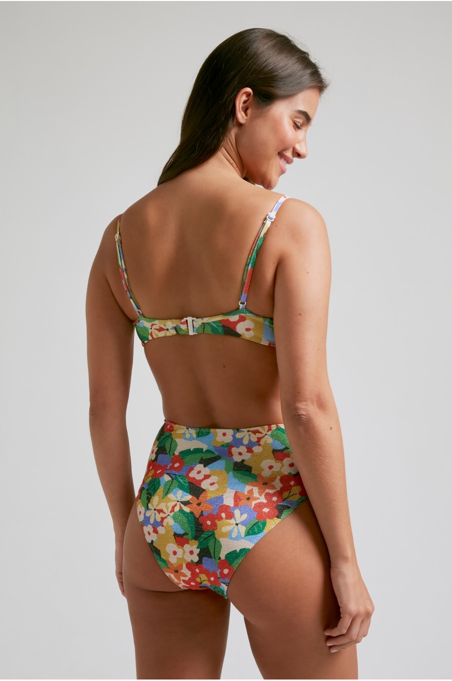 Maillot de bain 2 pièces Balconette Amazonia Culotte Haute | Robin Collection