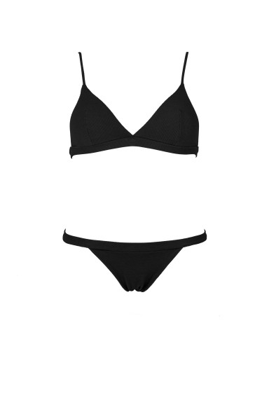 Bikini Sporty Piqué All Black