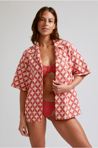 Camisa Zama Red | Robin Collection