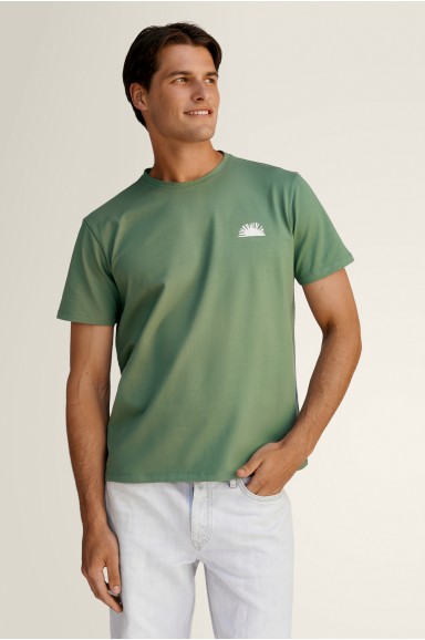 T-Shirt Chaising Green | Robin Collection
