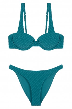 Petroleum Balconette Bikini