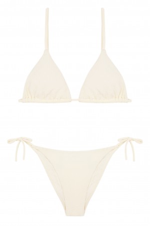 Bikini Triángulo Ecru