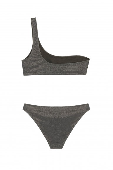 Bikini Bandeau Titanium|Robin Collection