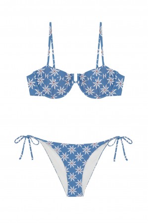 Bikini Balconette MagnoliaBlue|Robin Collection