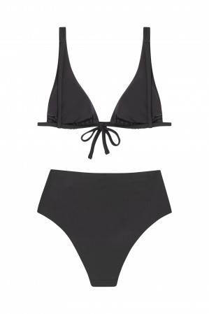 Bikini Flame Antracita High