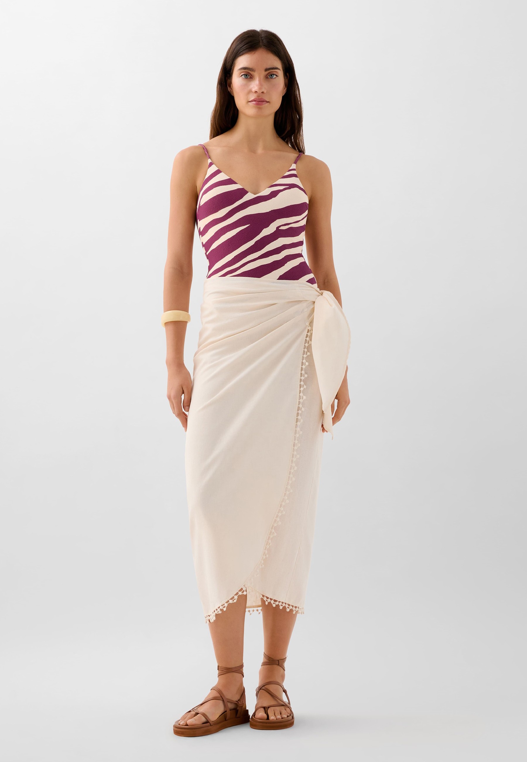 Falda Pareo Lino | Robin Collection