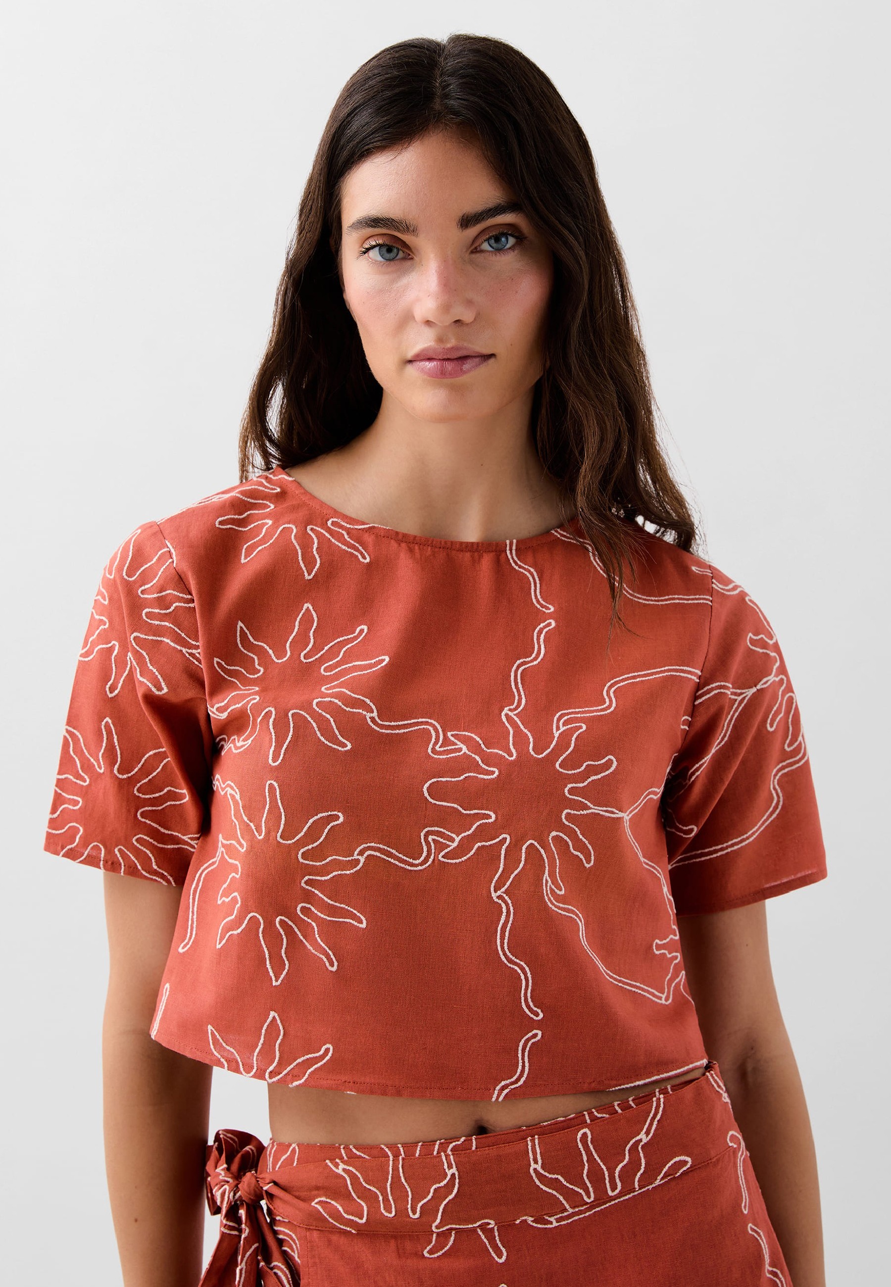 Top Lino Bordado | Robin Collection
