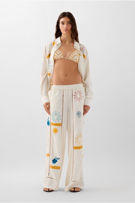 Relaxed Fit Embroidered...