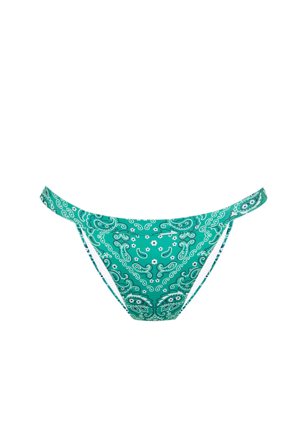 Bas de bikini classique Bandana Verde