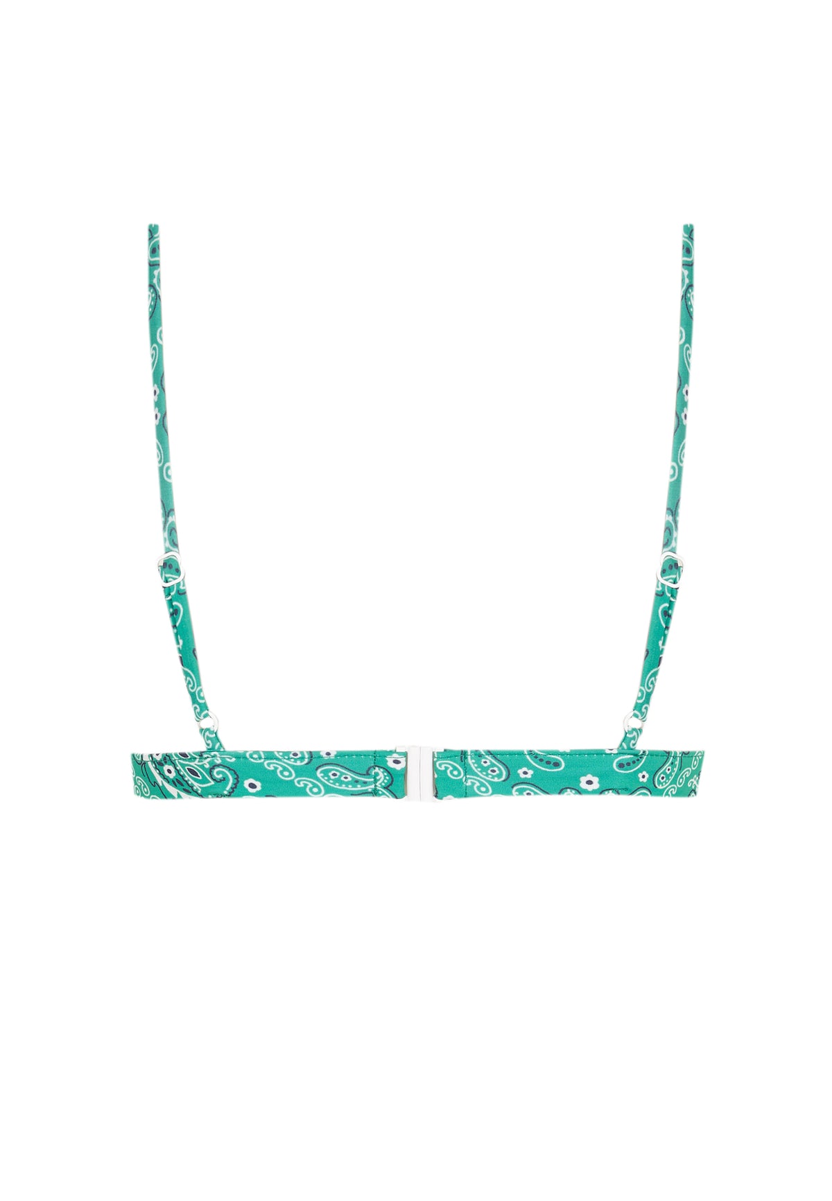 Haut de Bikini Sporty Bandana Verde