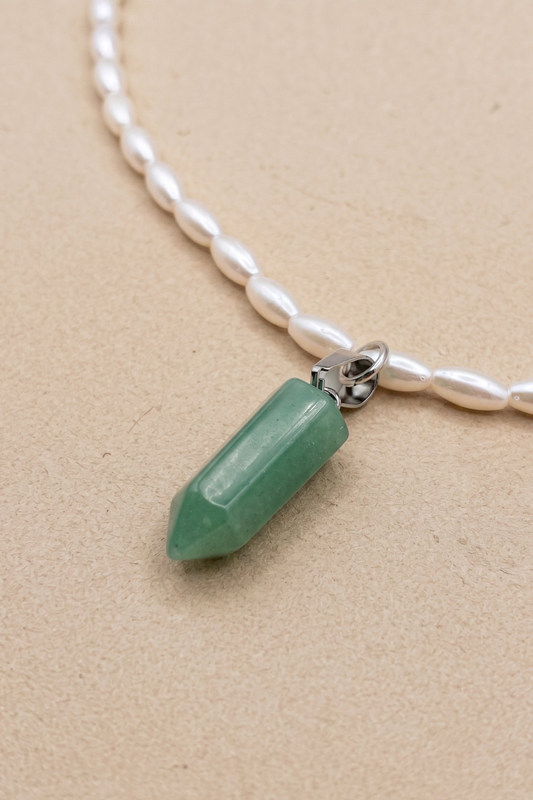 Collar Cuarzo Verde