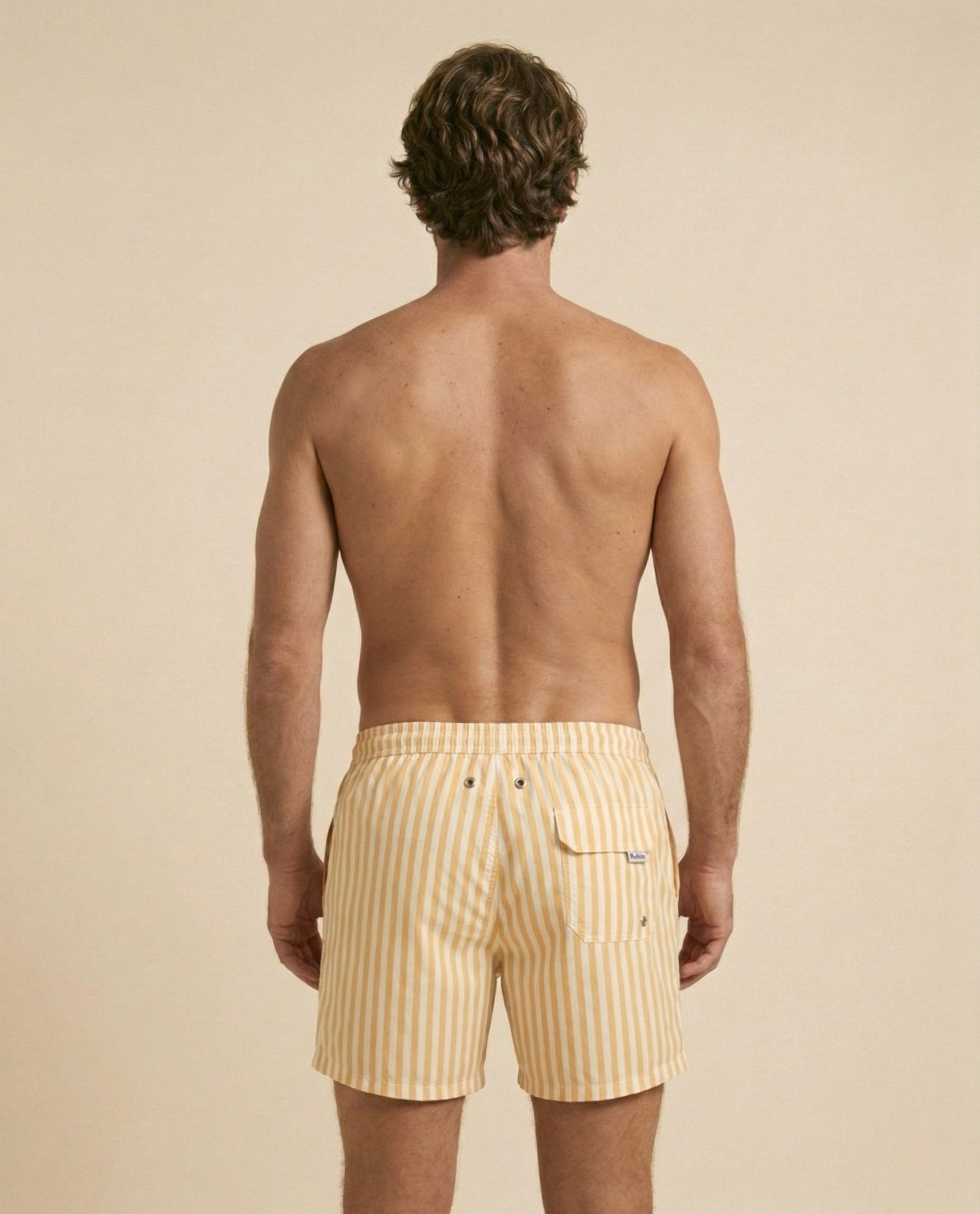 Mimosa Stripes Swim Short