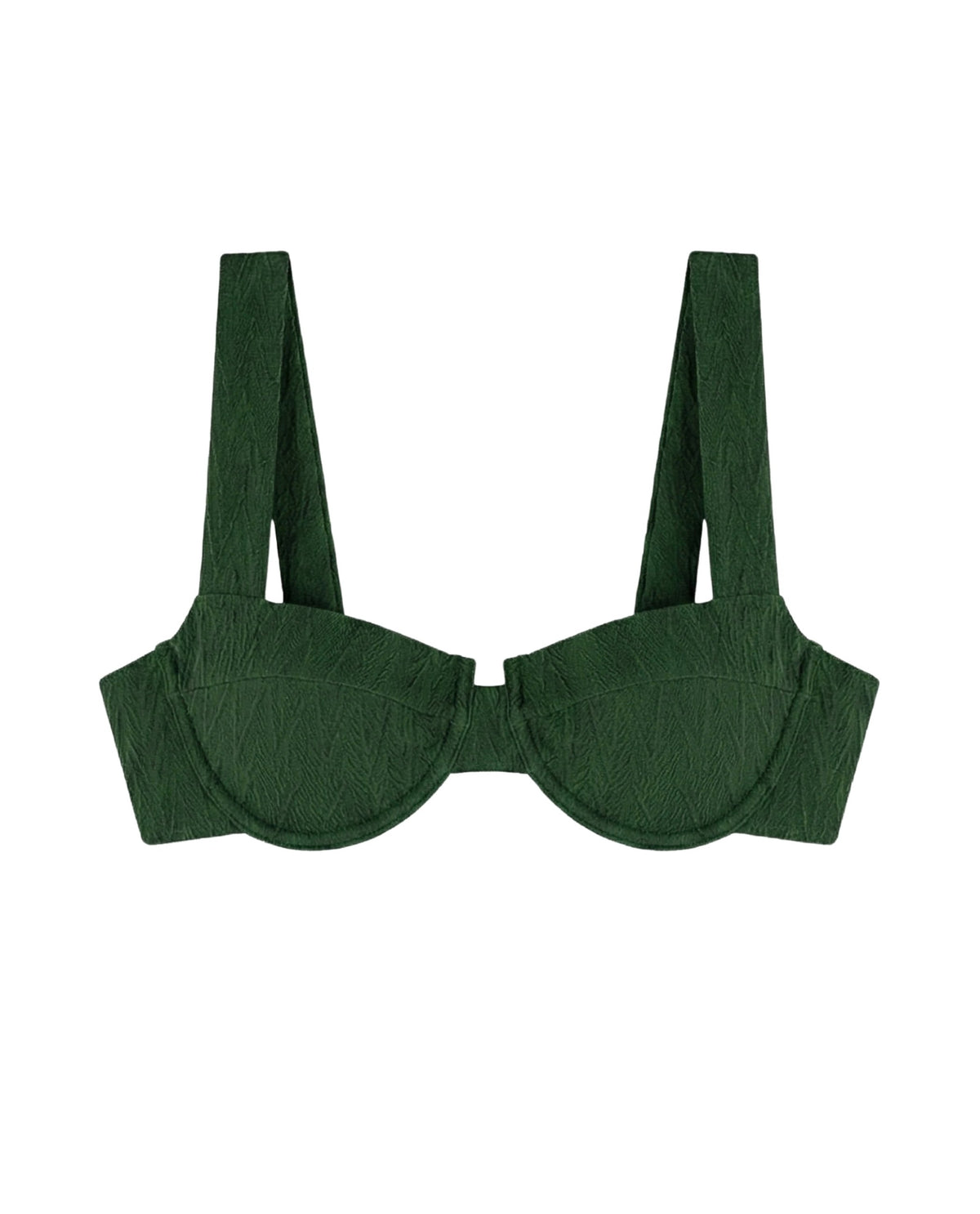 Verde Balconette Bikini Top