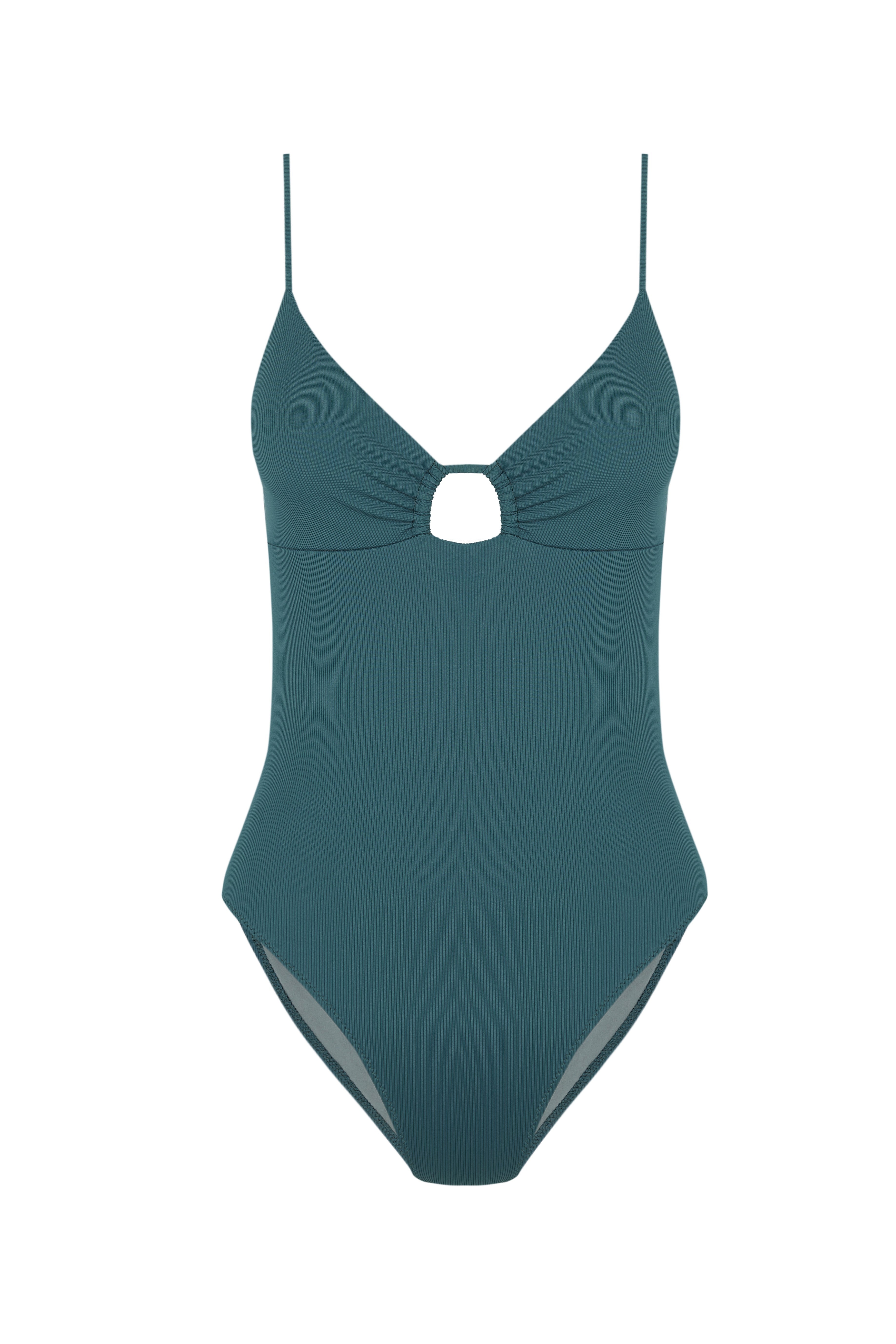 Maillot de Bain Verde Petróleo