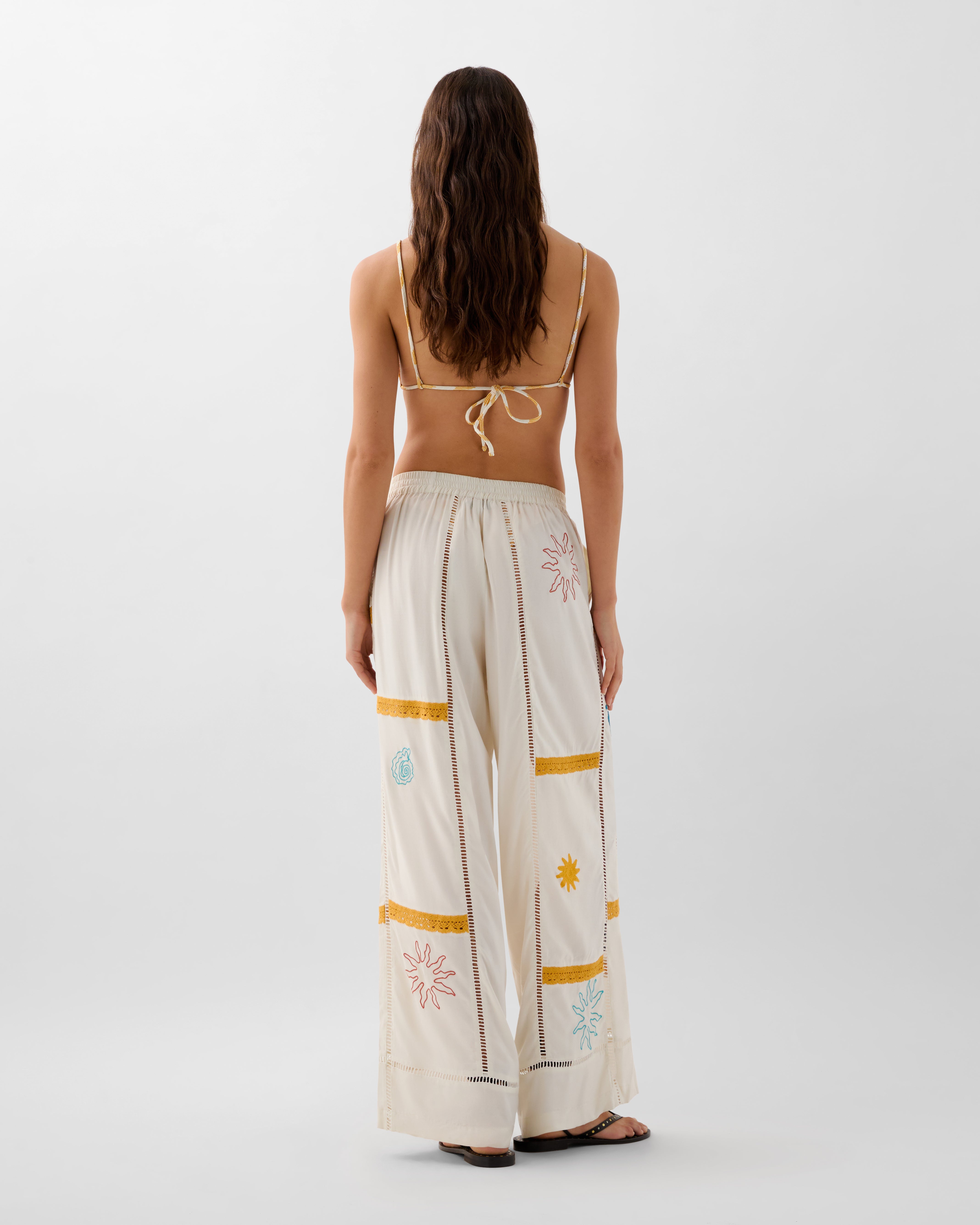 Pantalón Relaxed Bordado