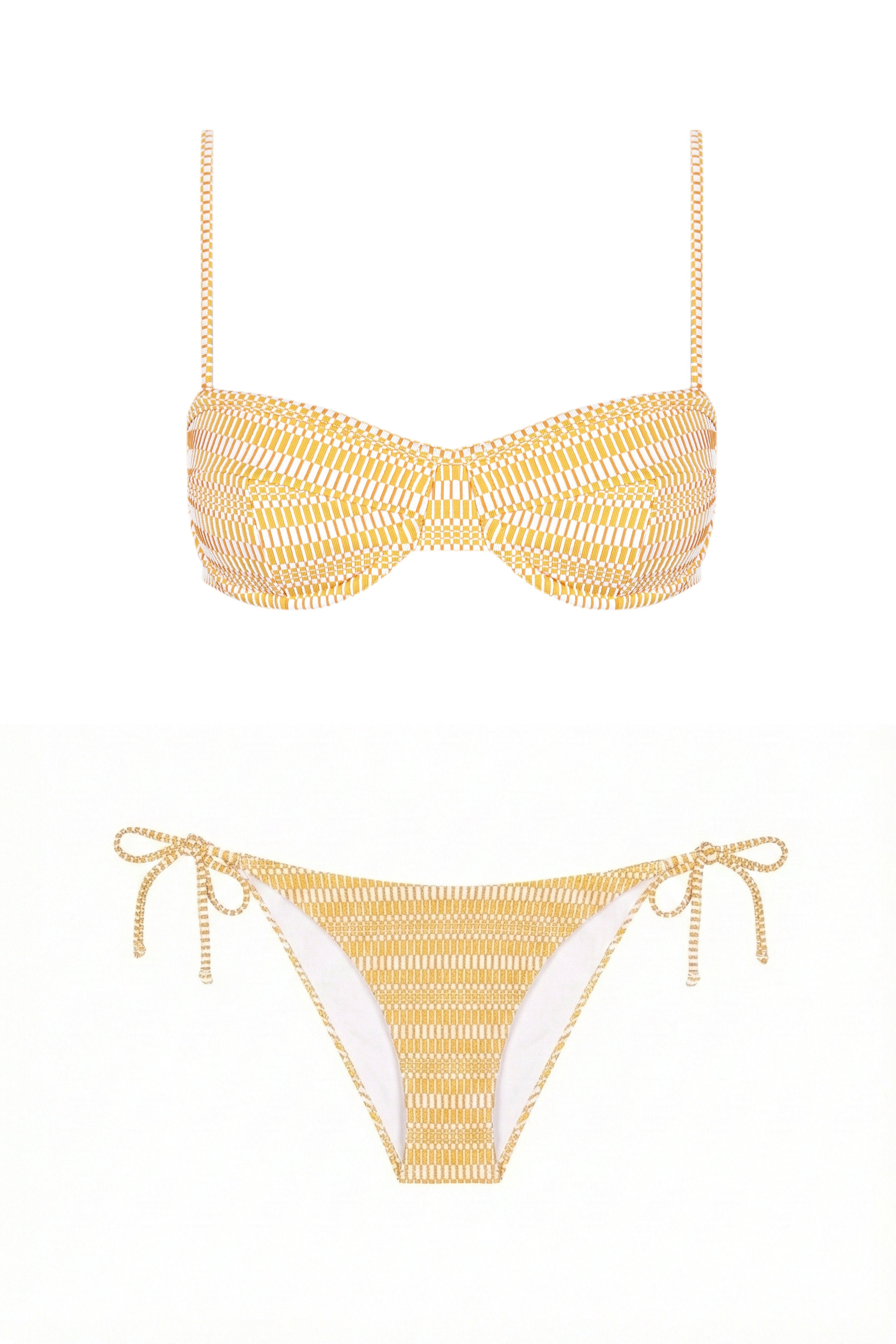 Maillot de bain 2 pièces Balconnet Apricot