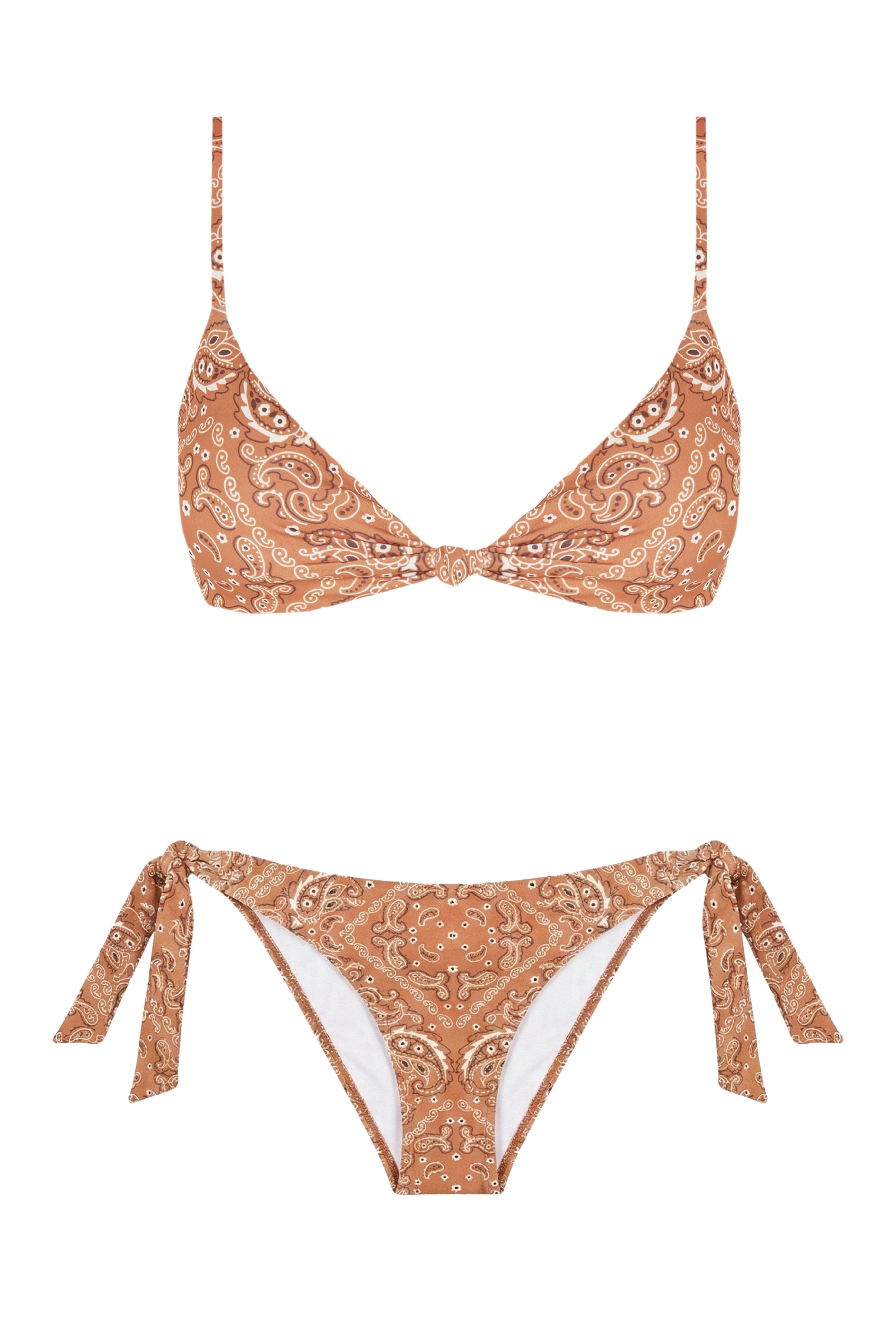 Maillot de bain 2 pièces Knot Bandana Terra