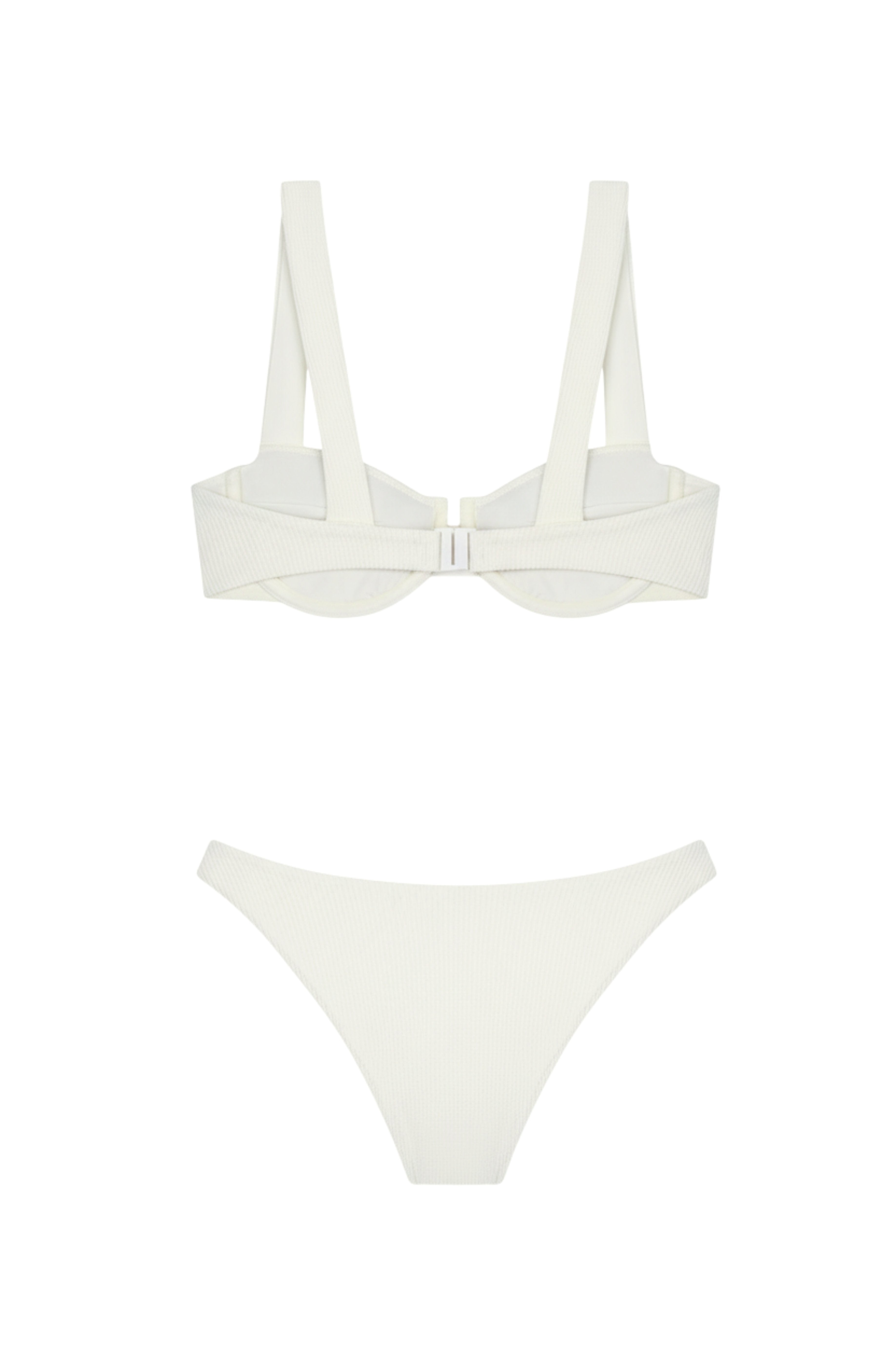 Maillot de bain 2 pièces Balconnet Ecru