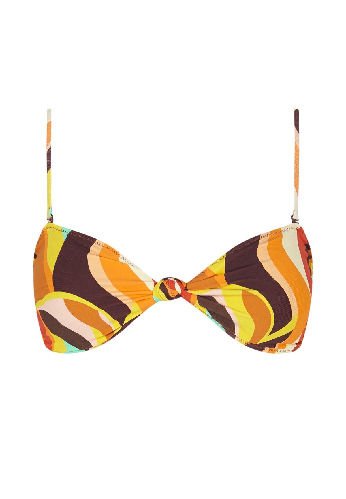 Fuego Bandeau Bikini Top