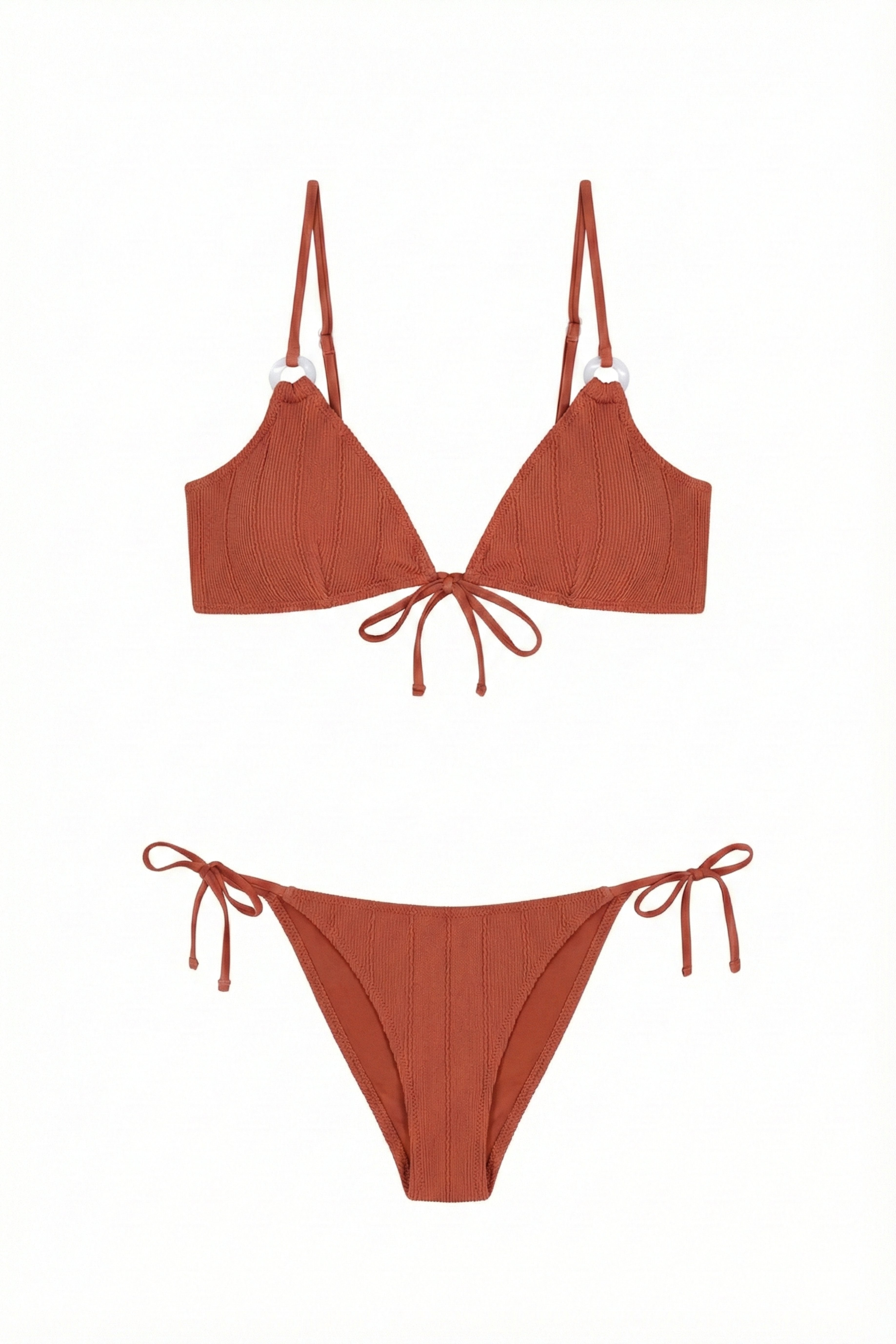 Terracotta Lace Bikini Tie