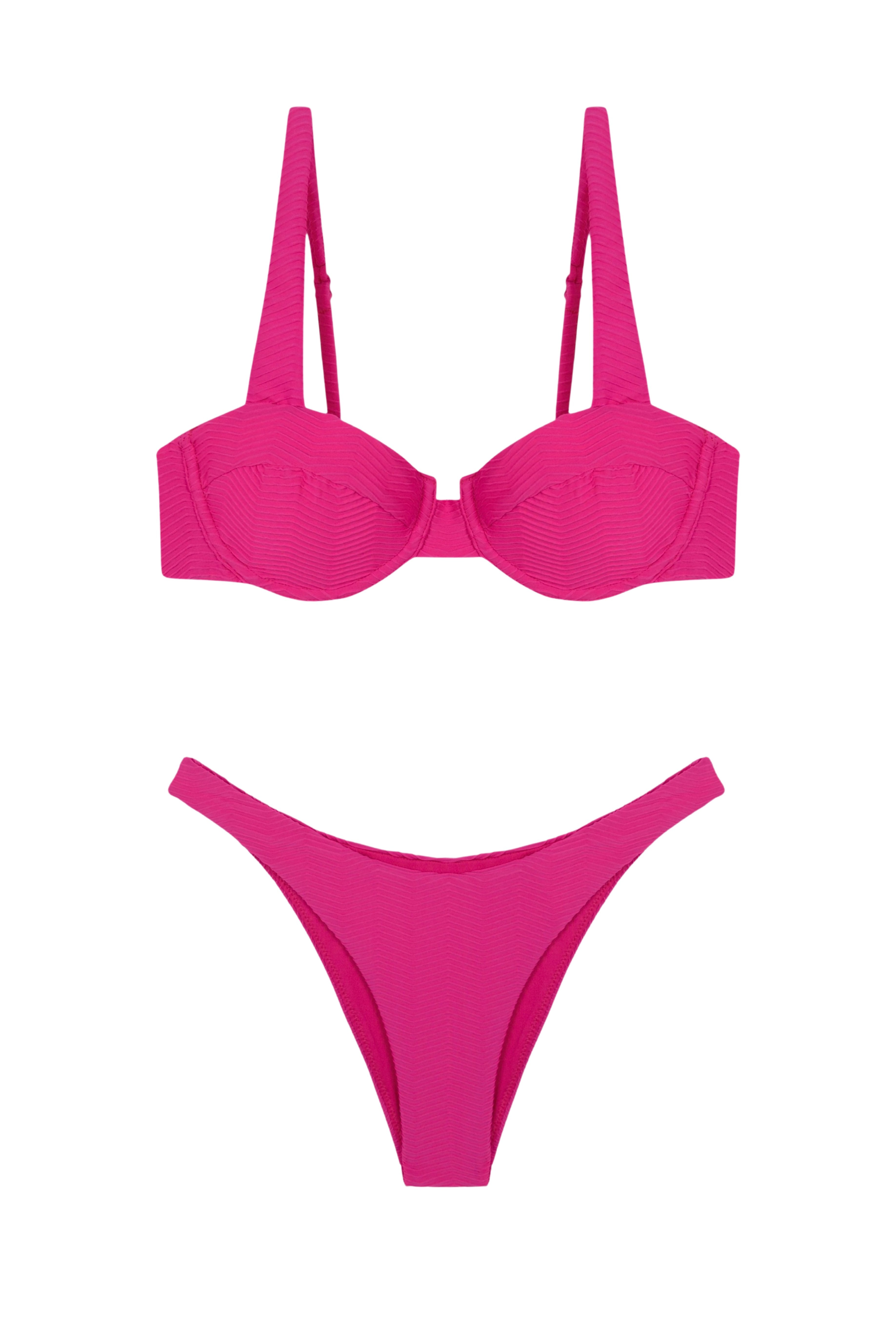 Miami Pink Balconette Bikini