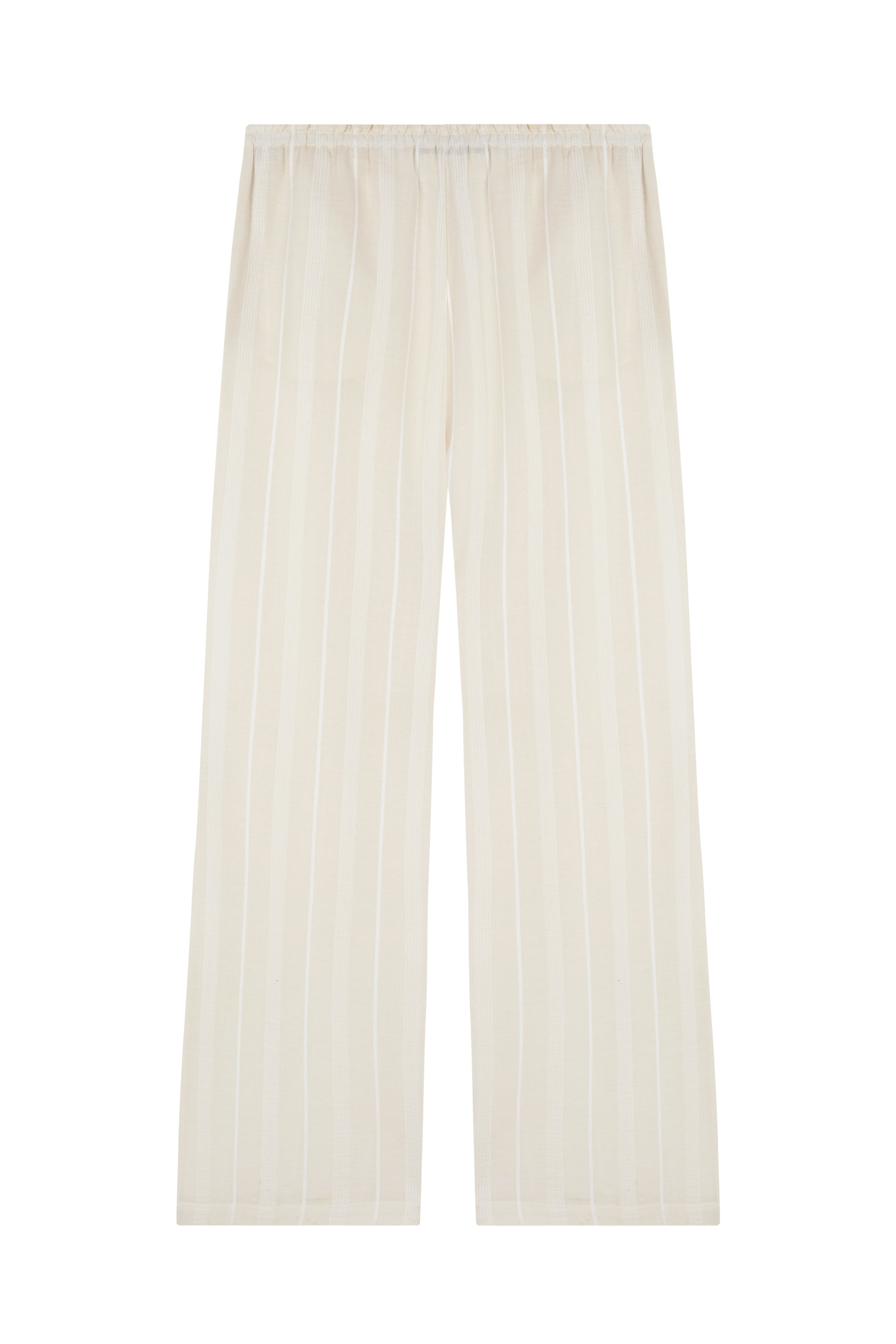 Pantalon Écru à nœud