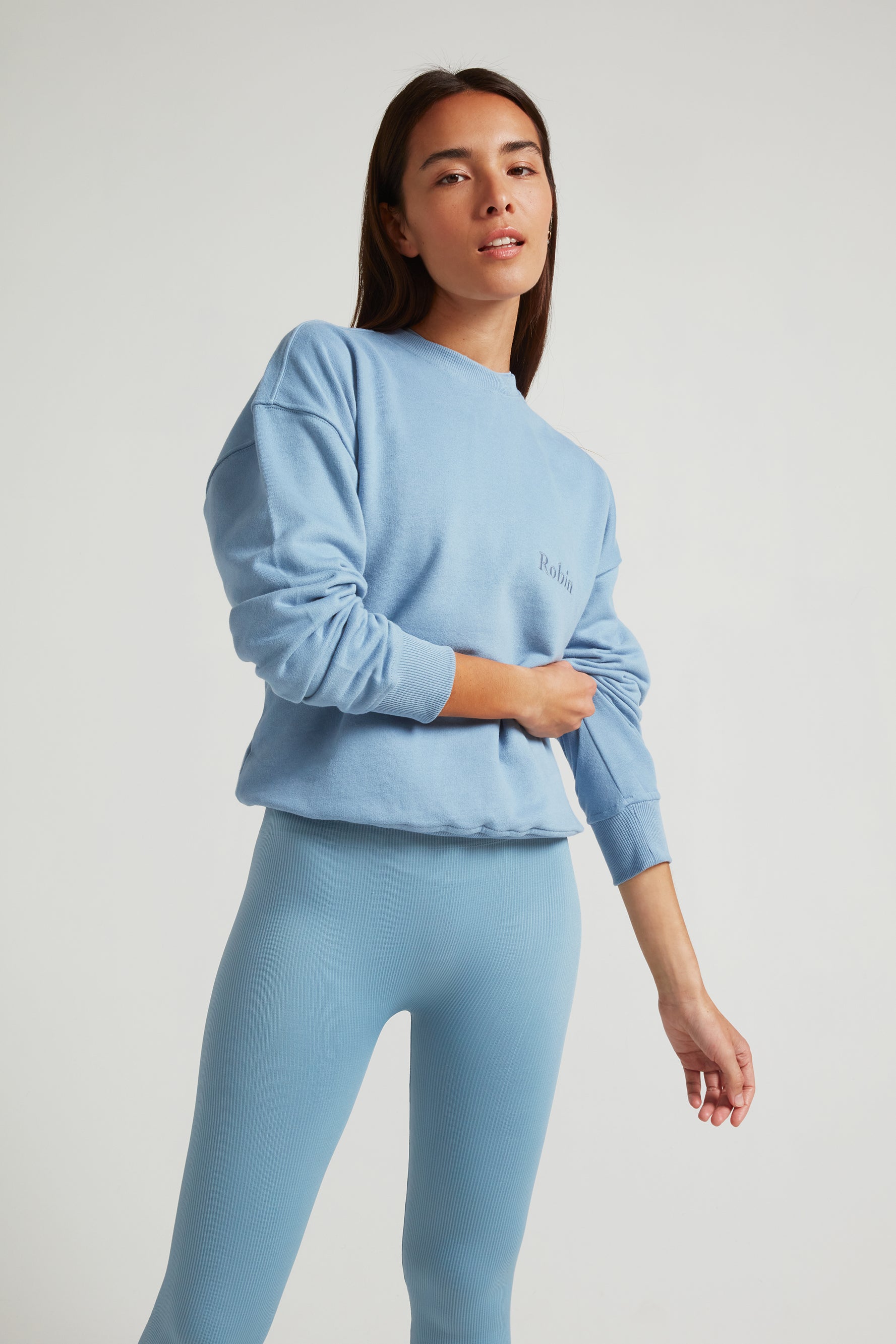 Sweat-Shirt Blue Stone