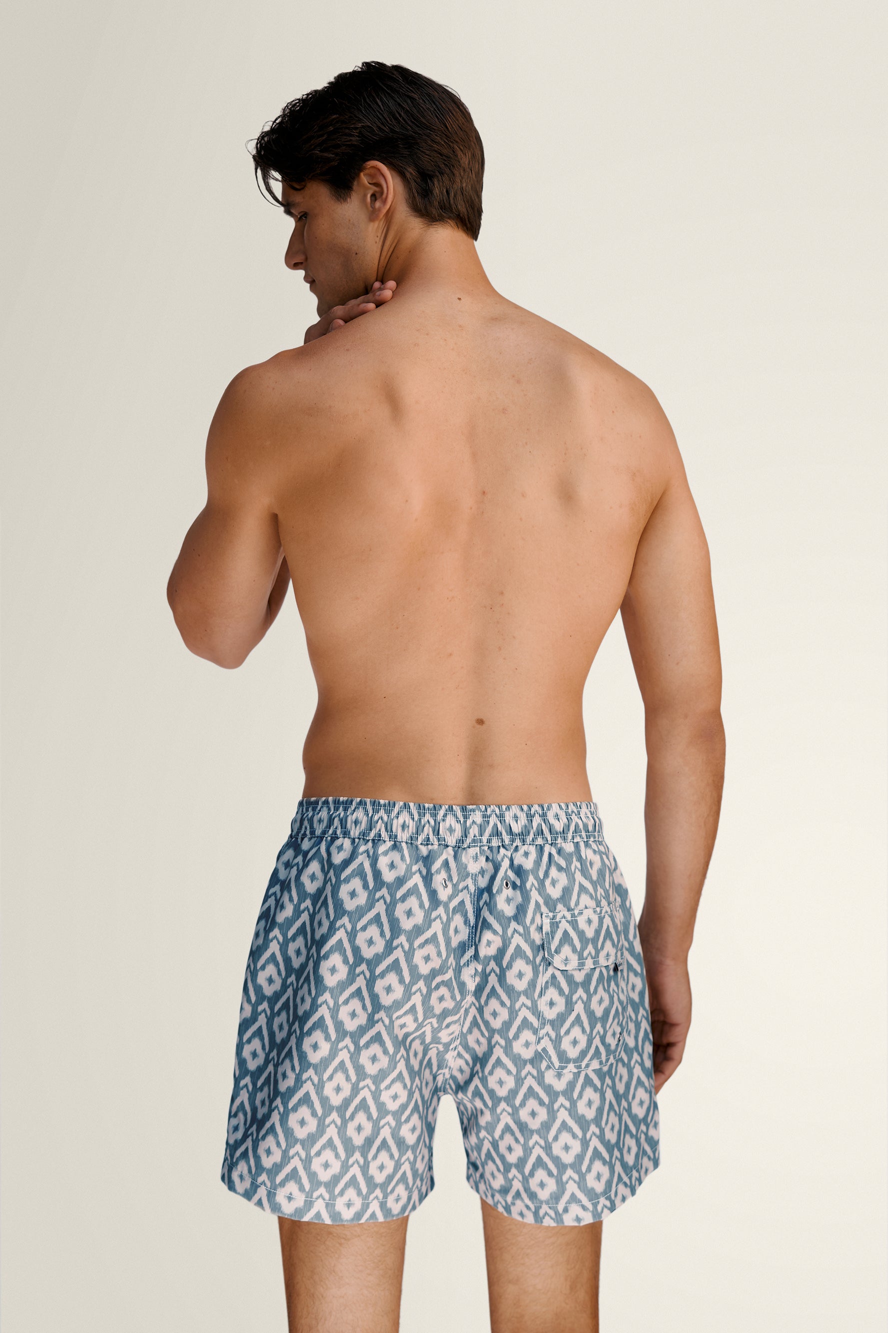 Maillot de Bain Homme Ikat Blue