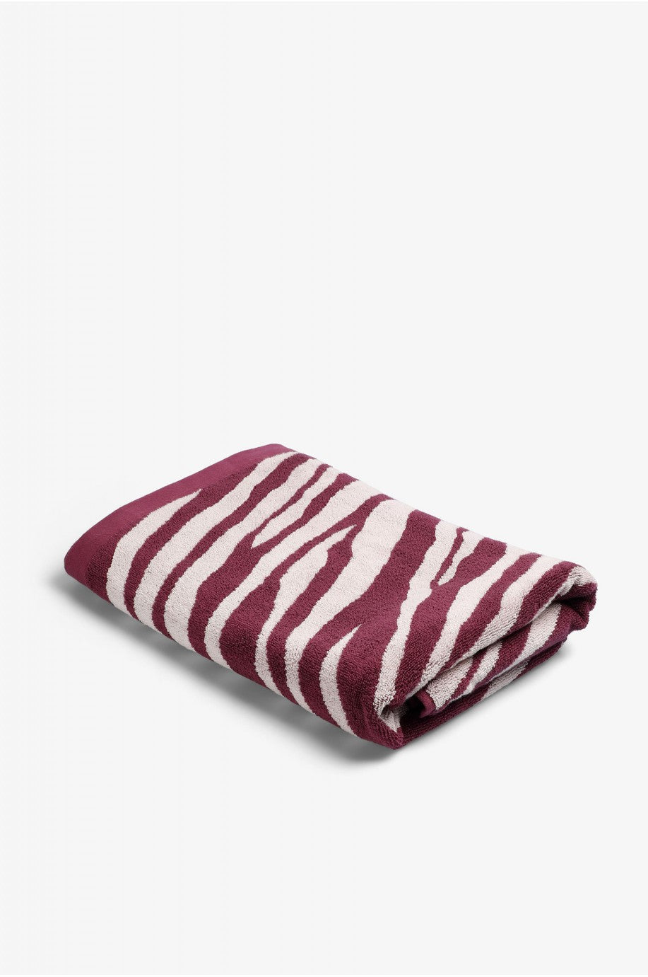 Serviette de plage à imprimé zèbre